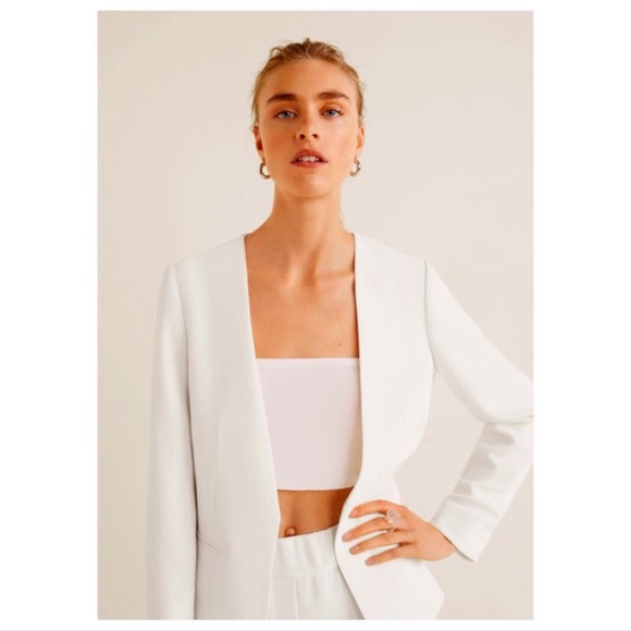 Mango Jackets & Blazers - MANGO white blazer XXS